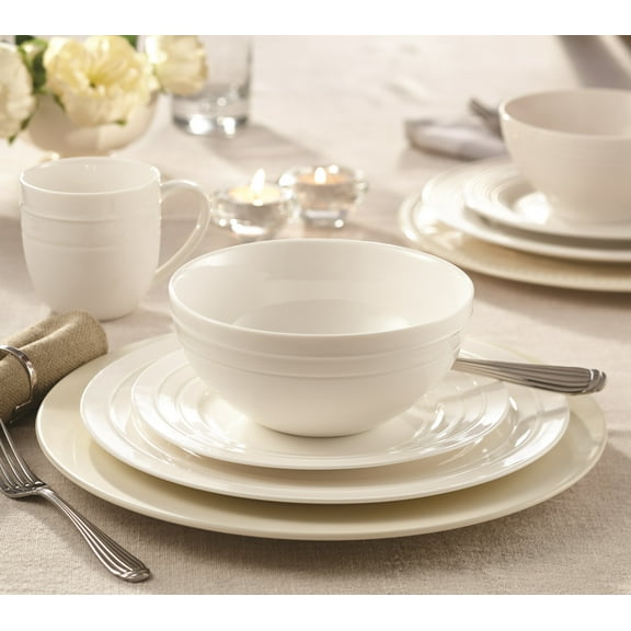 Embossed Round Rim Circa 16PC Dinnerset