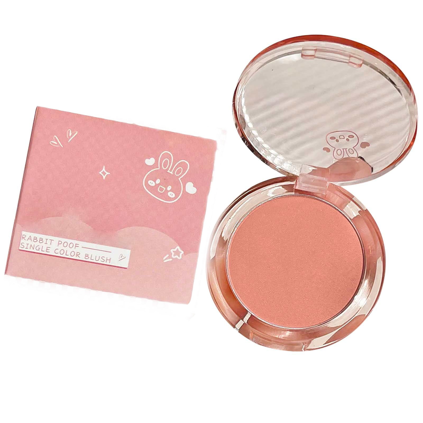 Embossed Smooth Powder Blush Palette for Cheeks, Four Color FAMOTY Low