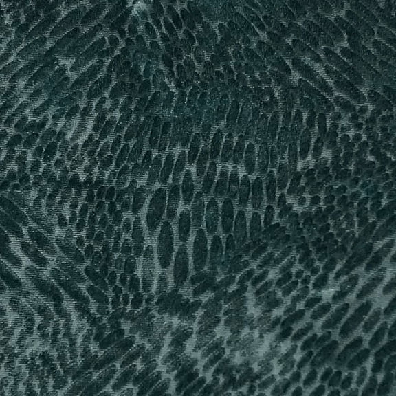 Embossed Snake Stretch Velvet