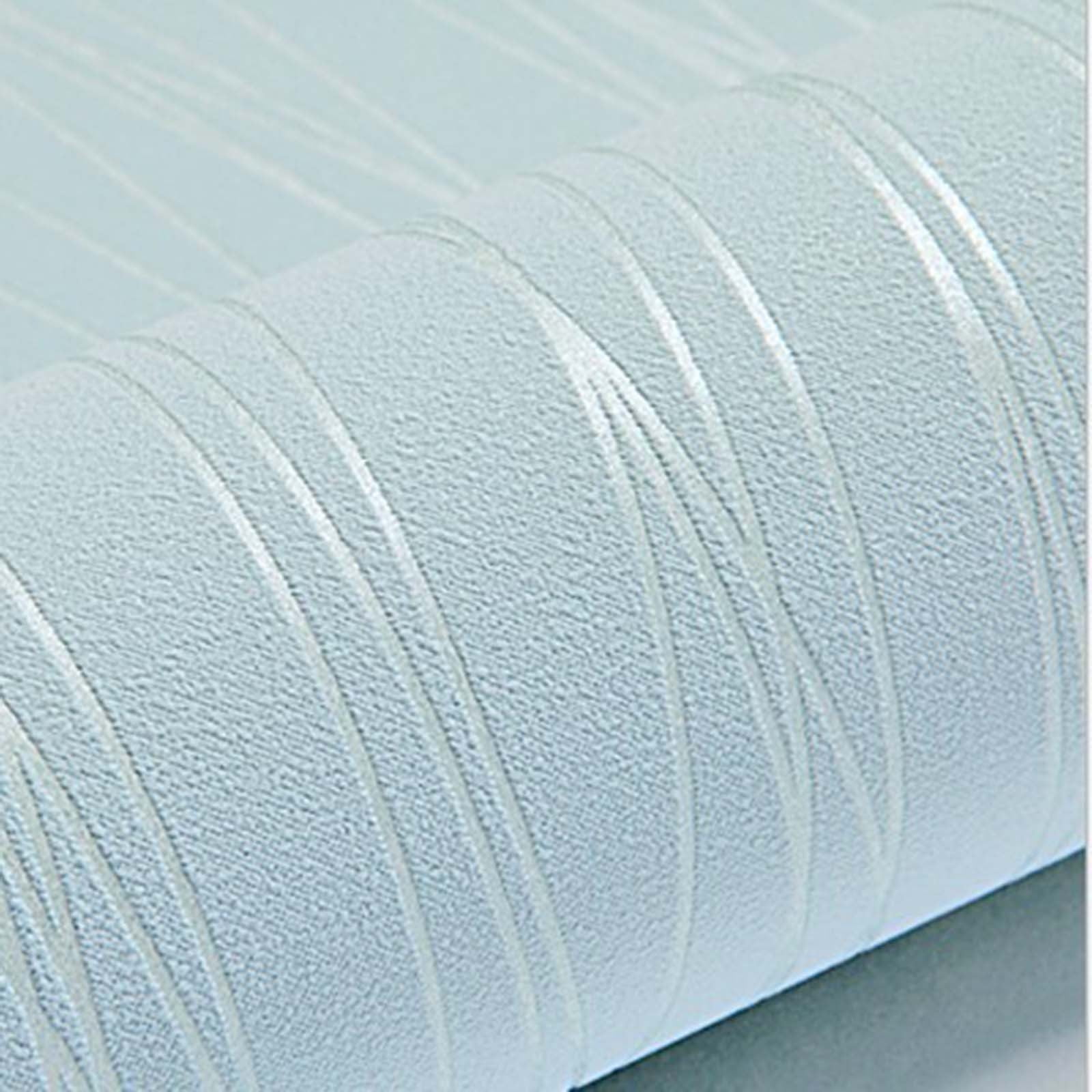 Embossed Stripes Wallpaper, Non-Woven Self-Adhesive Removable Peel and Stick Wall Pattern, 3D Flocking Textured Contact Paper Modern Style Decorative Wallpaper for Livingroom Bedroom(21"x33ft)