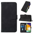 thumbnail image 1 of Embossed Wallet Case for Samsung Galaxy A14 5G, Magnetic Clasp Card Slots Holder Luxury Business PU Leather Flip Folio Cover with Kickstand Wireless Charging Case,Black, 1 of 6