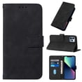 thumbnail image 1 of Embossed Wallet Case for iPhone 14 Pro Max, Magnetic Clasp Card Slots Holder Luxury Business PU Leather Flip Folio Cover with Kickstand Wireless Charging Case for iPhone 14 Pro Max, Black, 1 of 7