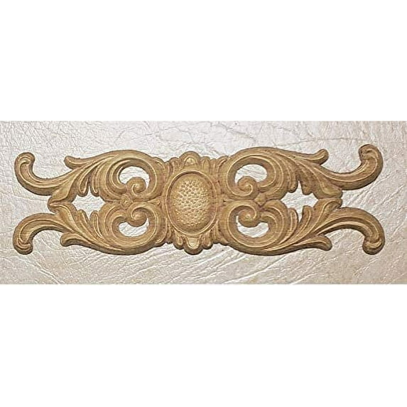 Embossed Wood Applique/ONLAY #1227 3 1/8 X 10 1/4