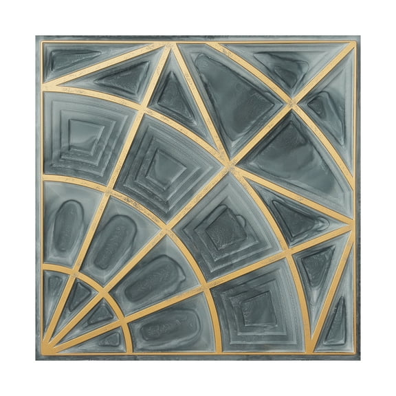 Embossed ceiling tiles Drop in ceiling panels for Conference rooms PL86 Smoked gold 10Pcs/pack