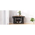 thumbnail image 1 of Embossed texture, internal storage racks - 56-inch kitchen island adding elegance to your home, 1 of 5