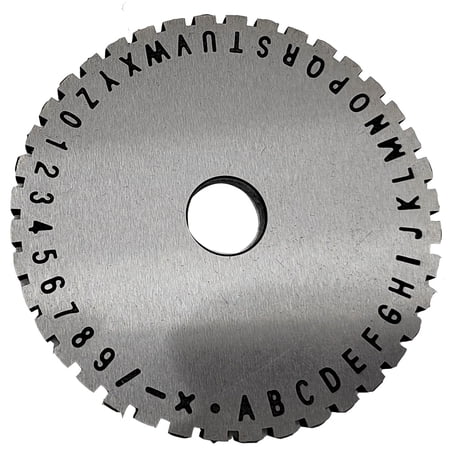 Embosser Stamping Machine Font 2mm Nameplate Marking Machine Word Wheel