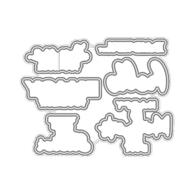 Embossing Crafts Cutting Crafts Metal DIY Letter Scrapbooking Stencils