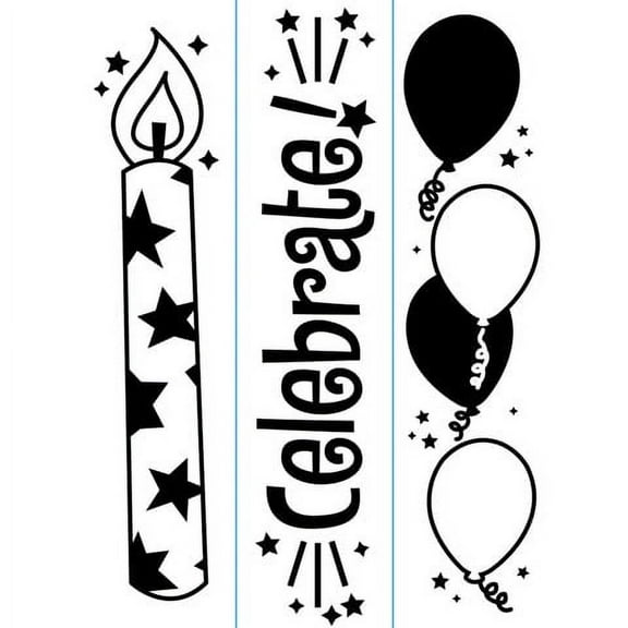 Embossing Folder Birthday Border 3Pk By Darice