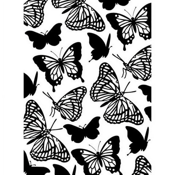 Embossing Folder Butterflies 4.25X5.75 By Darice