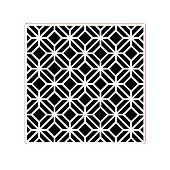Embossing Folder Geometric Template Paper Card Stencil Card Making DIY Scrapbook