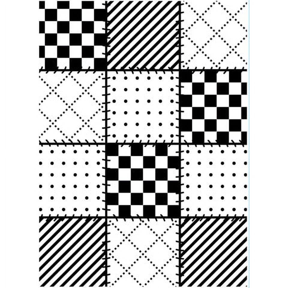 Embossing Folder Quilt Blocks 4.25X5.75 By Darice