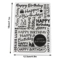 thumbnail image 1 of Embossing Folder Transparent Scrapbook Happy Birthday Embossing Folder DIY Handcraft Scrapbooking Photo Album Decor, 1 of 8