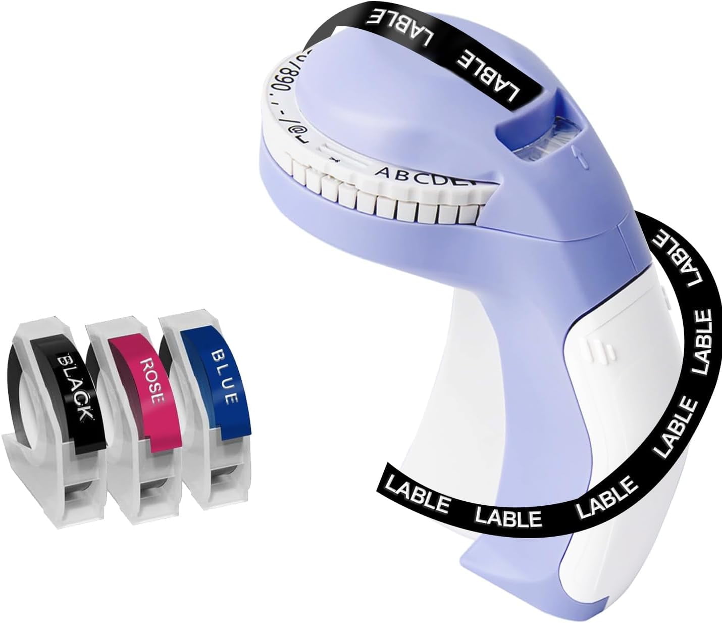 Embossing Label Maker with 3 Tapes, 3D Embosser Handheld Label Machine ...