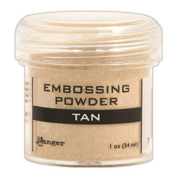 Embossing Powder 1oz Jar-Tan