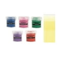 thumbnail image 1 of Ranger Embossing Powder Bundle - Blue, Magenta, Green, Purple and Red - 1 oz Jars - Use with Ranger Embossing Inks and Accessories - with Trebbies Detail Sticks, 1 of 1