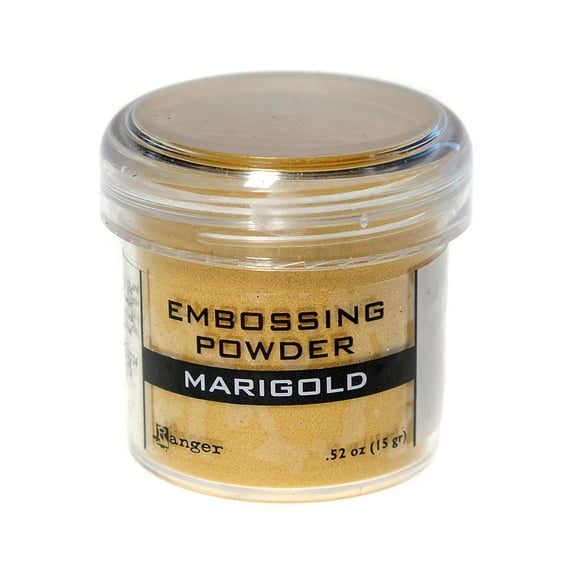 Embossing Powder marigold, 1 oz., jar (pack of 3)