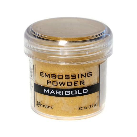 Embossing Powder marigold, 1 oz., jar (pack of 3)