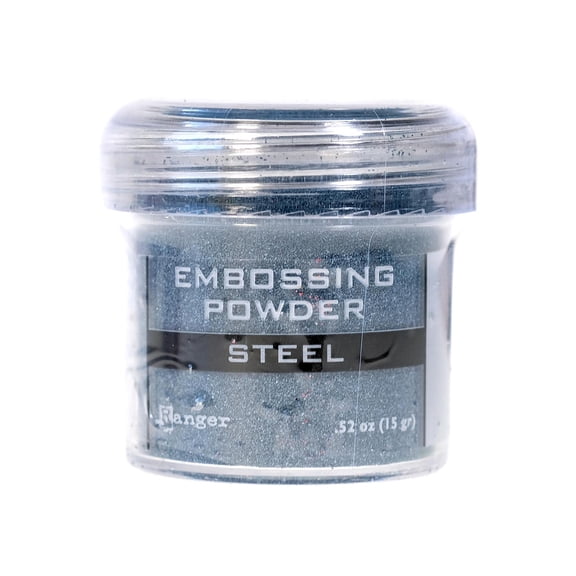 Embossing Powder steel, 1 oz., jar (pack of 3)