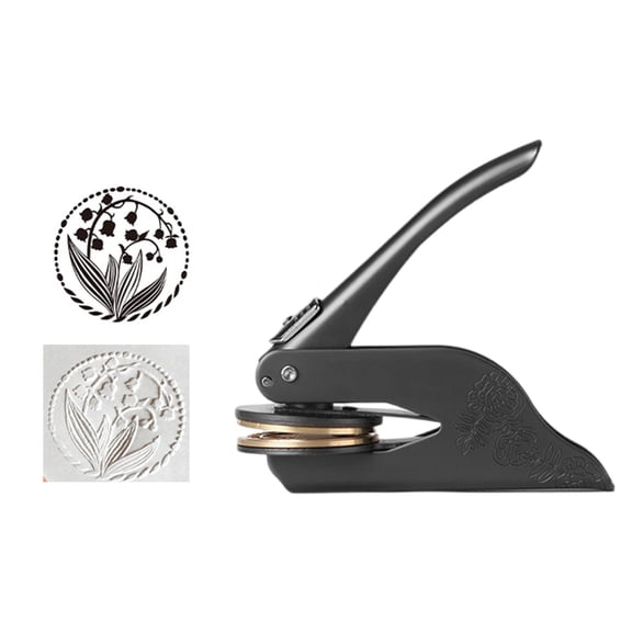 Embossing Stamp Exlibris Stamp Personalised Paper Embossing Pliers Practical Embossing Sealing Stamp for Gift Envelopes
