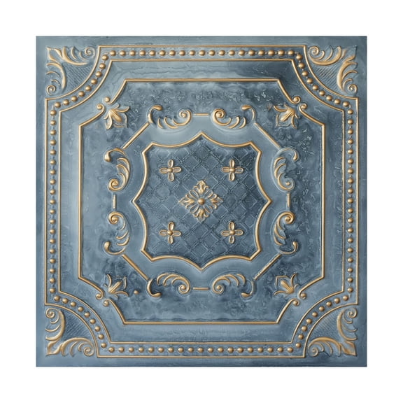 Embossing ceiling tiles Decorative pvc panels for light luxury restaurant PL04 Smoked gold 10Pcs/pack