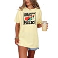 thumbnail image 1 of Embrace Creativity Make Your Own Kind of Music, Butter Comfort Colors T-Shirt, 2XL, 1 of 3