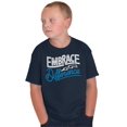 thumbnail image 1 of Embrace Differences Autism Awareness Crewneck T Shirts Boy Girl Teen Brisco Brands XS, 1 of 6