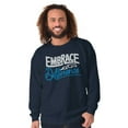 thumbnail image 1 of Embrace Differences Autism Awareness Sweatshirt for Men or Women Brisco Brands S, 1 of 6