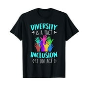 Embrace Diversity, Practice Inclusion: Wear Your Values with Pride on this Unique T-Shirt!