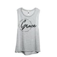 thumbnail image 1 of Embrace Grace Women's Fashion Sleeveless Muscle Workout Yoga Tank Top Sport Grey Large, 1 of 3