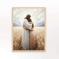 thumbnail image 1 of Embrace Of Love, Christian Painting, Jesus And Woman, Jesus Painting, Bible Verse Wall Art, Christian Art, Jesus Hugging Woman Art UNFRAMED PAPER POSTER, Home Decor, Vintage Gift, Living Room Dercor, 1 of 3