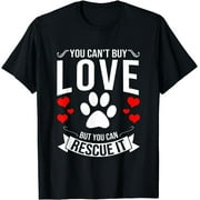 Embrace Love: Dog Lover T-Shirt for Rescuing Hearts