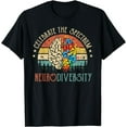 thumbnail image 1 of Embrace Neurodiversity Autism Awareness ASD ADHD Vintage T-Shirt, 1 of 2