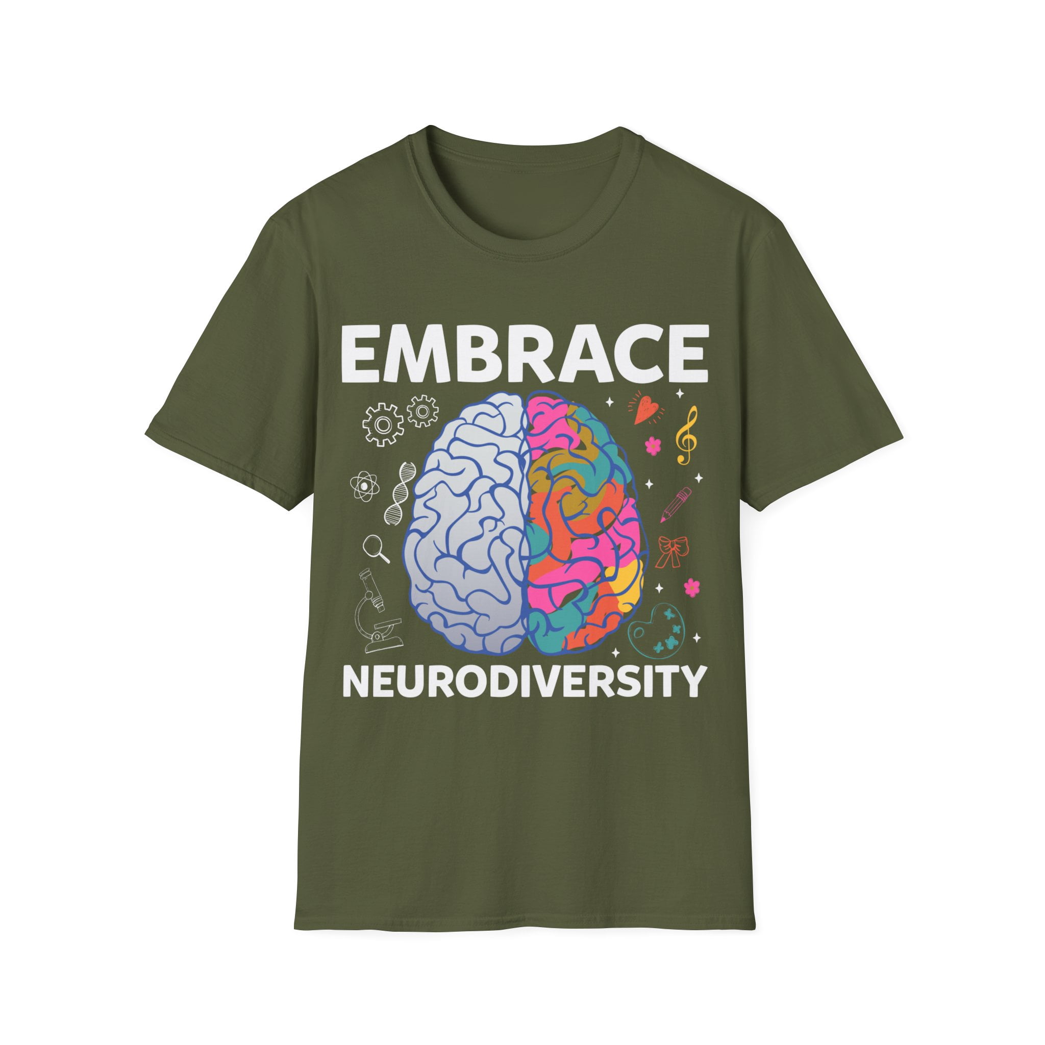 Embrace Neurodiversity Autism Awareness ASD Men Women Kids - Walmart.com