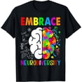 thumbnail image 1 of Embrace Neurodiversity Brain Embrace ADHD T-Shirt, 1 of 4