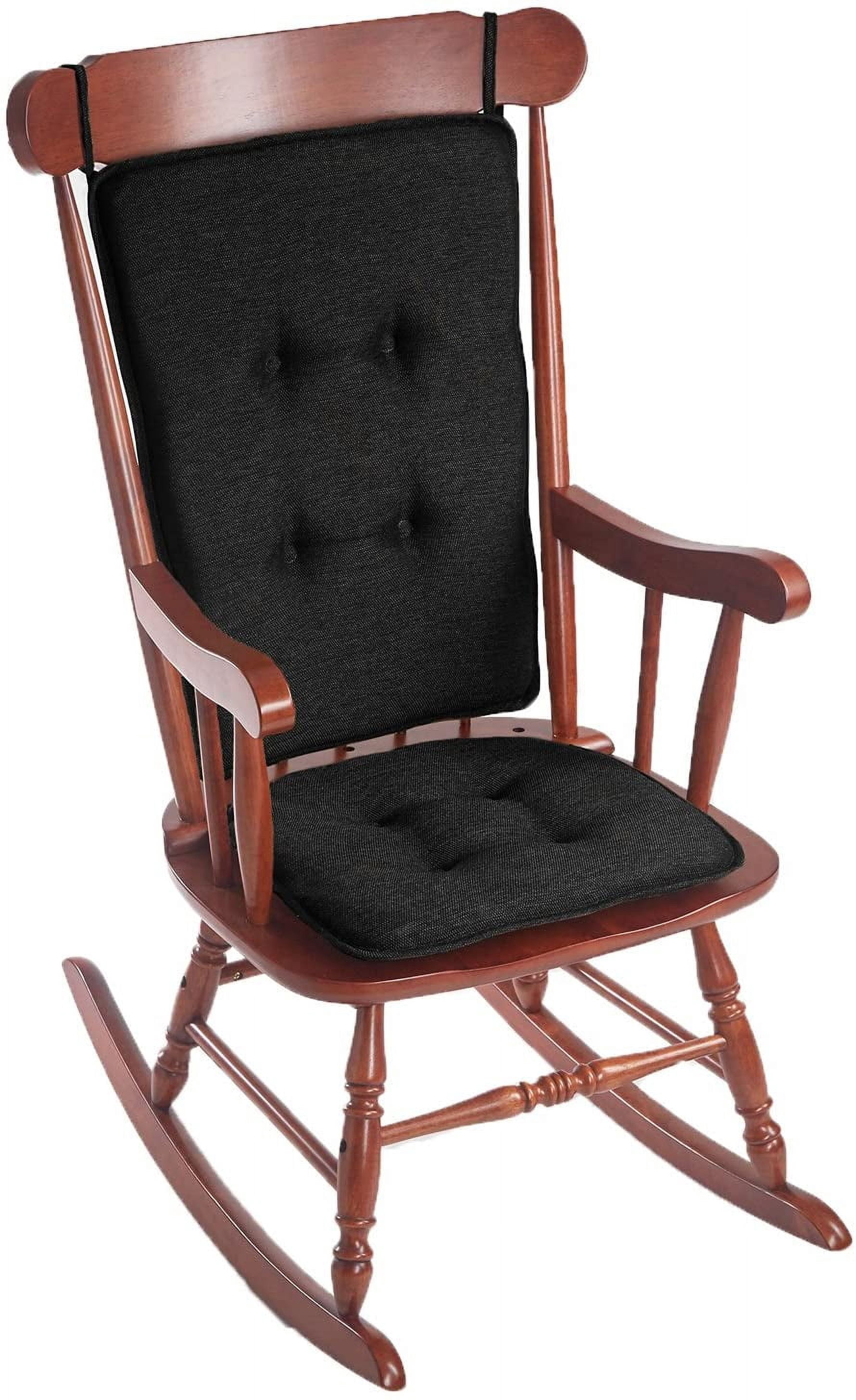 Rocking Chair Back Padding Embrace Rocking Chair Cushion, Assembled in The USA, Tufted Back Pads ...