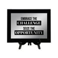 thumbnail image 1 of Embrace The Challenge, Seize The Opportunity, 12x9 Decorative Wall Plaque | Easel Mount Option | Inspirational Affirmation Wall Art, 1 of 8