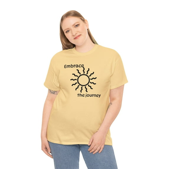 Embrace The Journey Sun Unisex Heavy Cotton Tee
