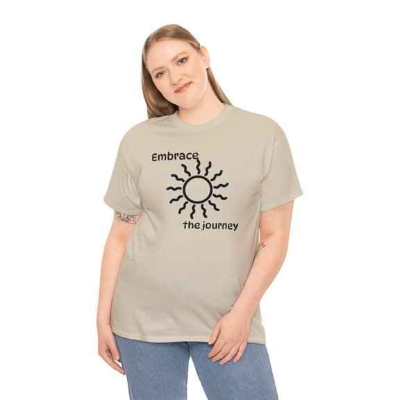 Embrace The Journey Sun Unisex Heavy Cotton Tee