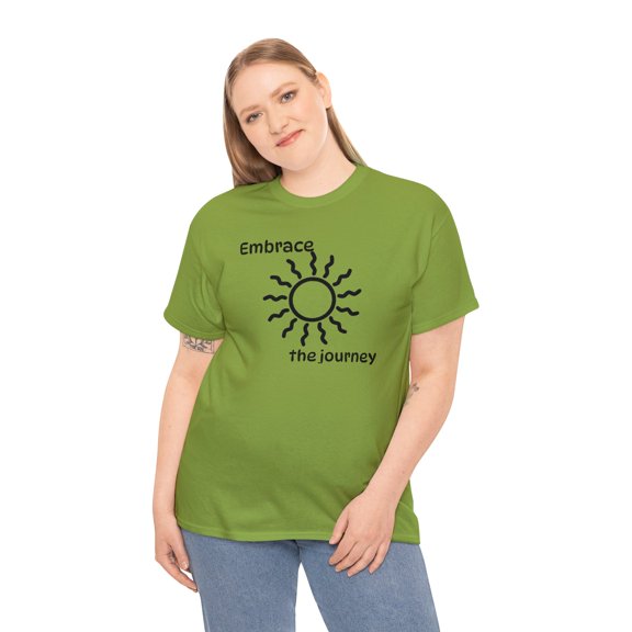 Embrace The Journey Sun Unisex Heavy Cotton Tee