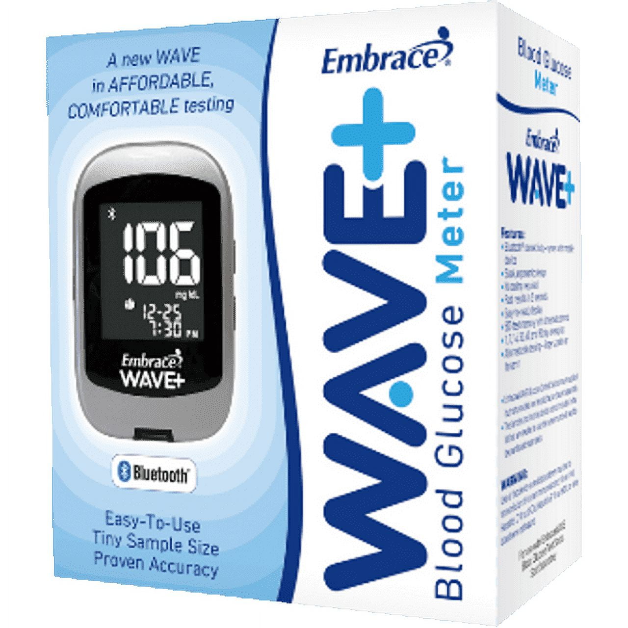Embrace Wave+ Blood Glucose Monitor