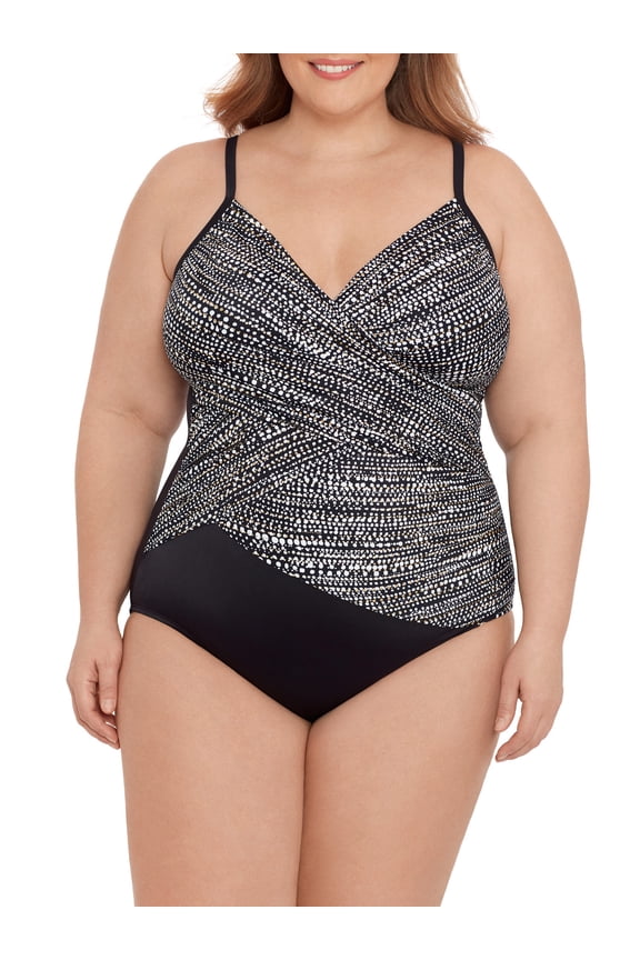 Embrace Your Curves™ By Miracle Brands® Women's and Women's Plus Makenna One Piece Swimsuit
