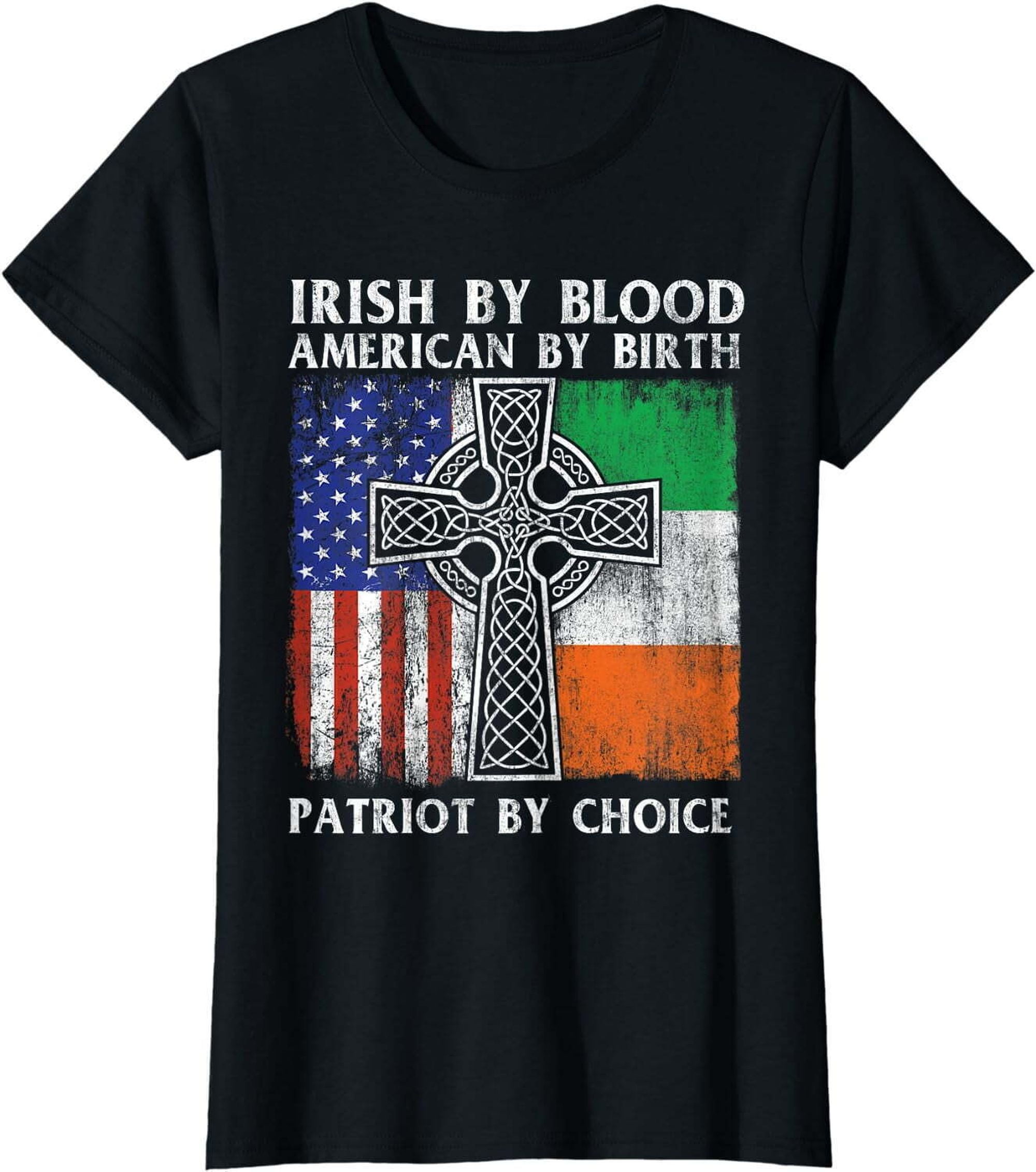 Embrace Your Heritage with Our Classic Irish-American T-Shirt Design