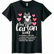 Embrace Your Love for Wolves with Our Adorable 'Just A Girl Who Loves Wolves' TShirt Perfect for Valentine's Day NewOn