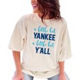 thumbnail image 1 of Embrace Your Northern and Southern Roots, Ivory Comfort Colors T-Shirt, Large, 1 of 3
