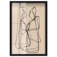 thumbnail image 1 of Embrace of Lines I Shadowbox Print Line Wall Decor by Art Remedy, Black Frame, 10 x 15, 1 of 7