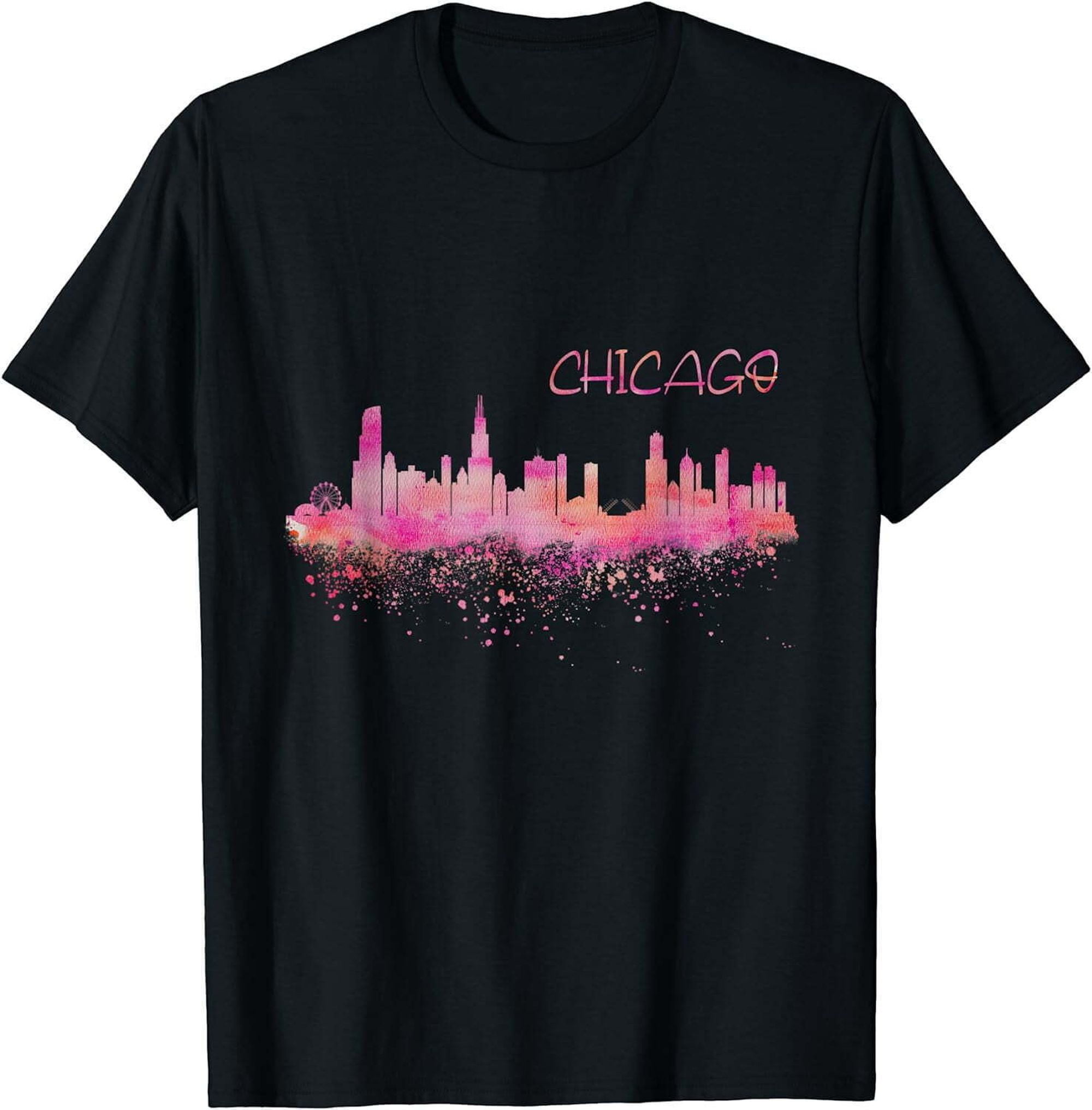 Embrace the Enduring Allure of Chicago with Our Iconic Skyline Tee - A Must-Have for Urban 