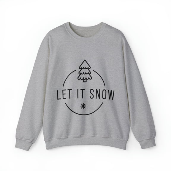 Embrace the Season with Our "Let It Snow" Crewneck Sweatshirt!