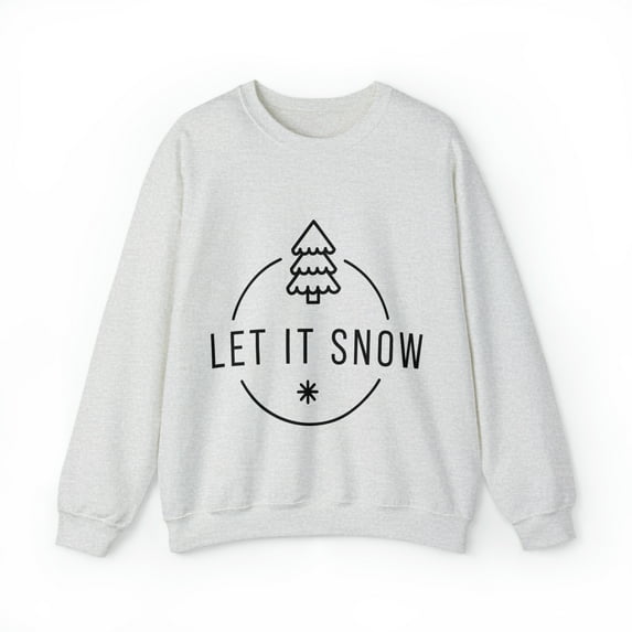Embrace the Season with Our "Let It Snow" Crewneck Sweatshirt!