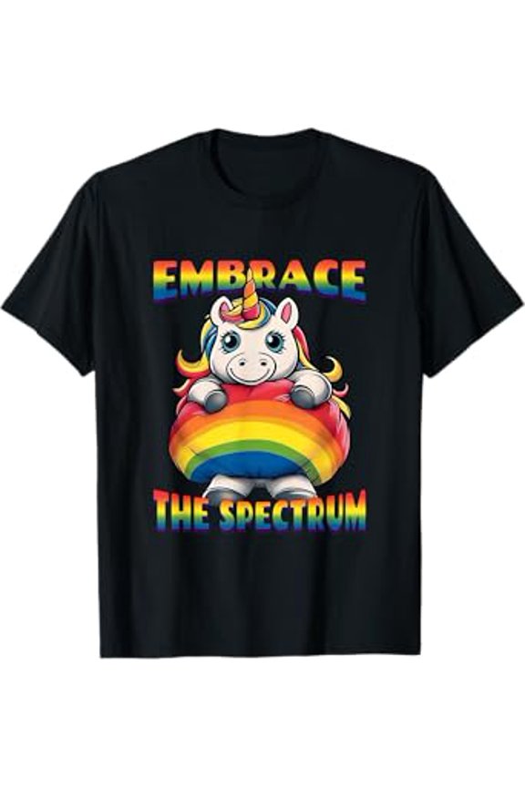 Embrace the Spectrum: Autism Awareness Unicorn T-Shirt