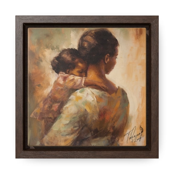 "Embraced Love" - Framed Canvas Wrap